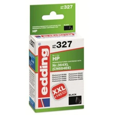Afbeelding van Edding Inktcartridge vervangt HP 364XL, CN684EE Compatibel Zwart EDD 327 18