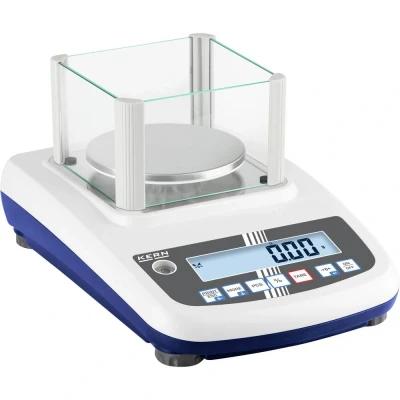 Afbeelding van Kern PFB 600 2 Laboratorium weegschaal Weegbereik (max.) g Resolutie 0.01 werkt op het lichtnet, stekkernetvoeding
