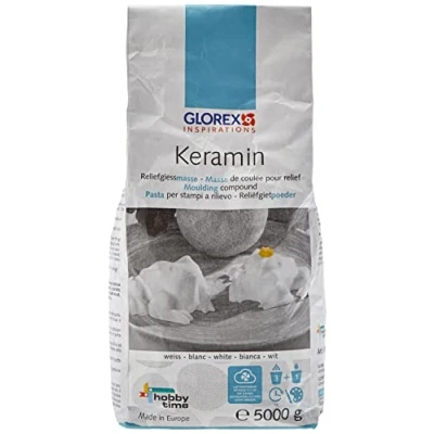 Afbeelding van Glorex GmbH 6 9500 90 Keramische gietpleister 5 kg wit