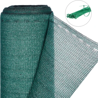 Afbeelding van Relaxdays zichtbreeknet groen 1 meter balkonscherm net hekwerk zichtdoek tuin x 30