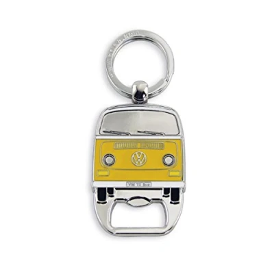 Afbeelding van VW Volkswagen T2 Sleutelhanger En Flessenopener Geel