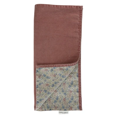 Afbeelding van Laura Ashley Tafelloper Oxblood Rood dubbelzijdig Uni/Daniela 40x150cm