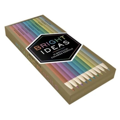 Afbeelding van Bright Ideas Metallic Colored Pencils: 10 Pencils