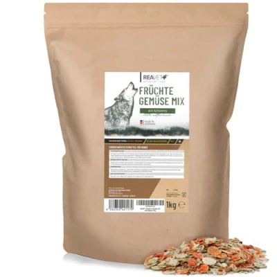 Afbeelding van ReaVET Fruit &amp; Groente Mix Glutenvrij mild gedroogd voor Honden 1000g