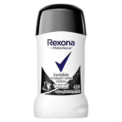 Afbeelding van Rexona Deodorant Stick 40 ml Invisible Black &amp; White Diamond