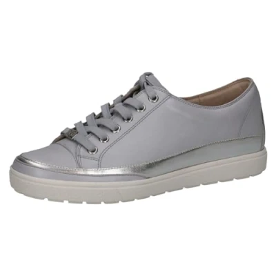 Afbeelding van Caprice Sneakers laag, Dames, Maat: 38, Lt.blue perl Leer