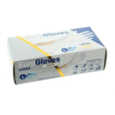 Afbeelding van Semperguard Nitril Handschoenen (L / 100 Stuks) Latex Gepoederd Eurogloves