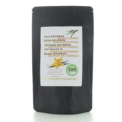 Afbeelding van Bourbon Gousses de vanille 14 16 cm Madagascar Grade A Qualité supérieure Gourmet entières 5 100 pièces (14 cm, pièces)