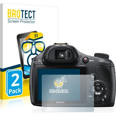 Afbeelding van BROTECT Screenprotector voor Sony Cyber Shot DSC HX400V Folie Beschermfolie transparant (2 Stuks)