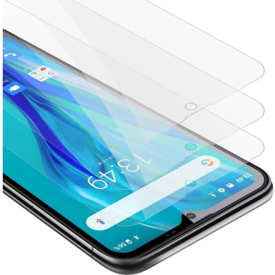 Afbeelding van Cadorabo 3x Screenprotector geschikt voor Oukitel C23 PRO Beschermende Pantser Film in KRISTALHELDER Getemperd (Tempered) Display beschermend glas 9H hardheid met 3D Touch