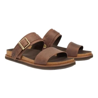 Afbeelding van Timberland Amalfi Vibes 2BAND Sandal Sandalen, Heren, Maat: 43, Braun Schoenen