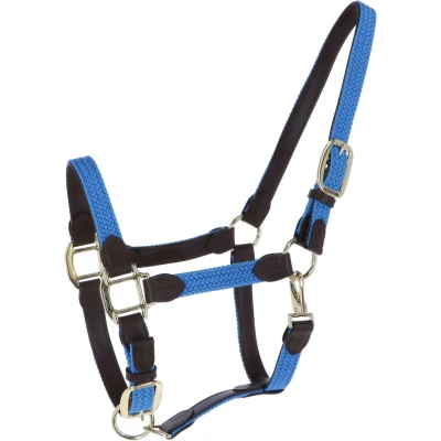 Afbeelding van Kentucky Halster Gevlochten Nylon Lichtblauw Cob Agradi.be