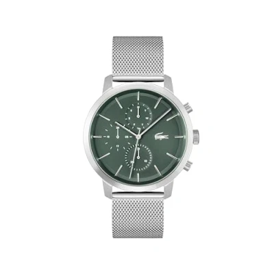 Afbeelding van Lacoste Replay Horloge silvercoloured/green, Heren, Maat: One Size, Silver coloured/green