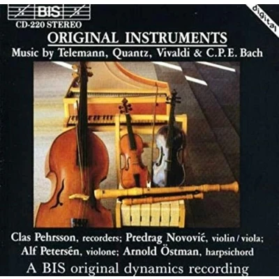 Afbeelding van Clas Pehrsson, Predrag Novovic, Drottningholm Baroque Ensemble Original Instruments (CD)