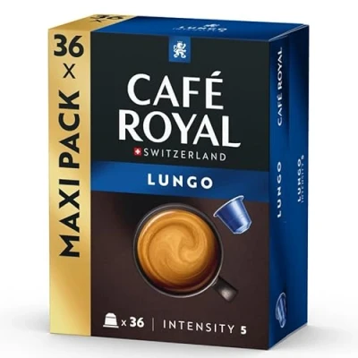 Afbeelding van 25% korting met code Café Royal Lungo 36 cups 1 stuk 190 g