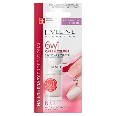 Afbeelding van Eveline Nail Therapy Care&amp;Colour 6In1 Conditioner To The Claw Coloring French 5Ml