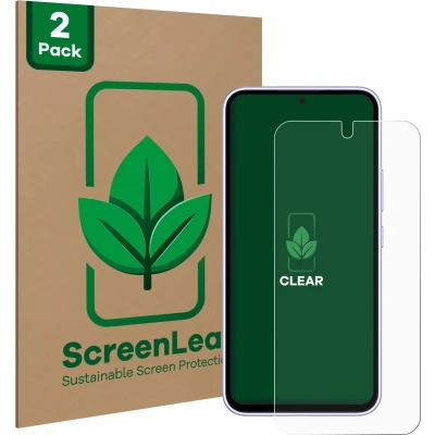 Afbeelding van ScreenLeaf Screenprotector voor Samsung Galaxy A54 5G Duurzame schermbescherming Folie Beschermfolie transparant (2 Stuks)