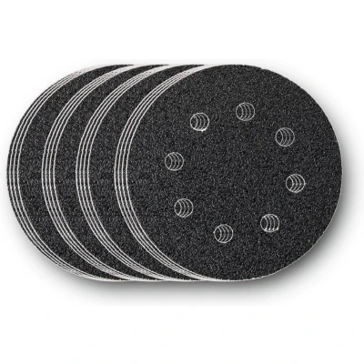 Afbeelding van Fein 6 37 17 227 01 0 63717227010 Excenterschuurpapierset Met klittenband, Geperforeerd Korrelgrootte 60, 80, 120, 180 (Ø) 115 mm 1 set(s)