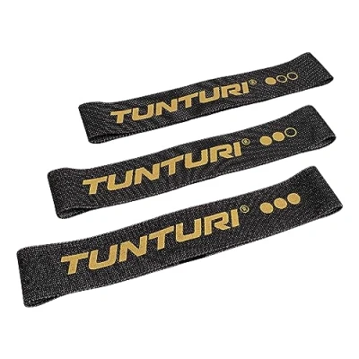 Afbeelding van Tunturi Centuri Weerstandsbanden set van textiel resistance band 3 weerstanden banden fitness elastiek