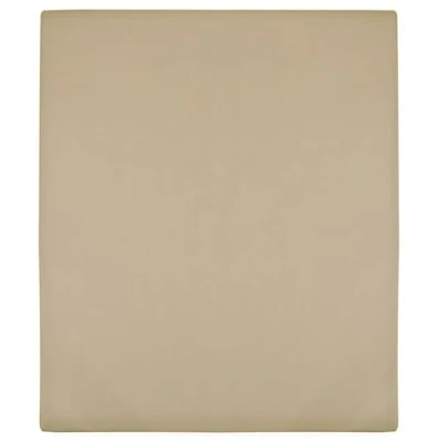 Afbeelding van Hoeslakens jersey 2 st 160x200 cm katoen taupe