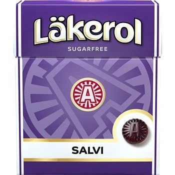 Afbeelding van Cloetta Lakerol Salvi tabletten, 4 verpakkingen à 25 g