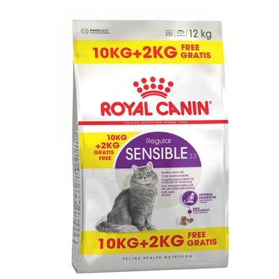 Afbeelding van Royal Canin Sensible 33 Kattenvoer 10+2 kg Bonusbag