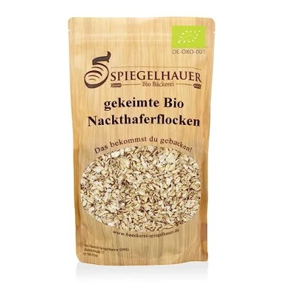 Afbeelding van Bäckerei Spiegelhauer Demeter gekiemde naakte havermout 1 kg