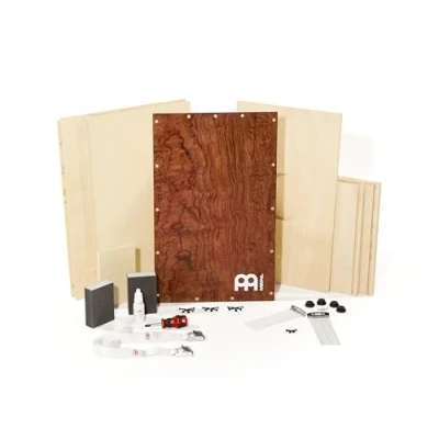 Image de Kit Cajon Meinl Dmyo Caj Bu Naturel Plaque Avant Bubinga