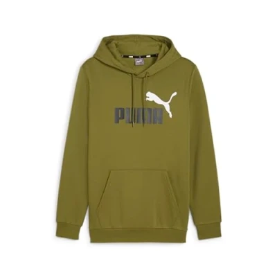 Afbeelding van Puma ESS+ Col 2 Big Logo heren hoodie blauw Maat XL