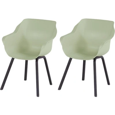 Afbeelding van Hartman Sophie Element Tuinstoel French Green Groen Tuinstoelen