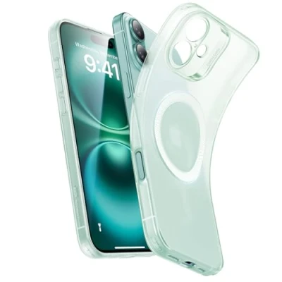 Afbeelding van ESR Telefoonhoesje 2024, compatibel met MagSafe, Zero Series, mat groen
