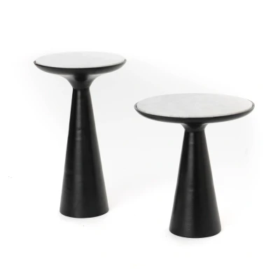 Afbeelding van Essy bijzettafel ø38 cm zwart