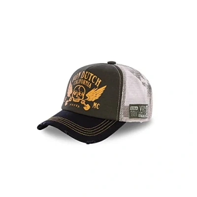 Afbeelding van Von Dutch Pet voor dames en heren, verstelbaar, pet, comfortabel, atletisch casual pasvorm, Groen