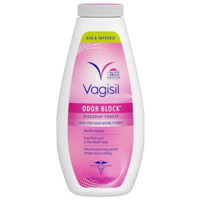 Afbeelding van Vagisil Deodorant poeder anti geur zonder talg 236 ml