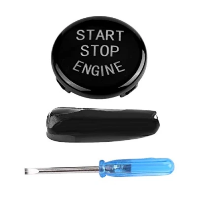 Afbeelding van Keenso Drukknop voor motorstop, knop de startschakelaar van motor auto (zwart)