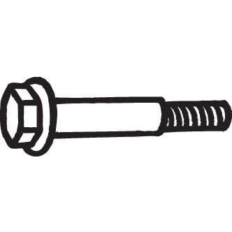 Afbeelding van Bosal Bout/moer 258 904