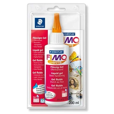 Image de FIMO Gel dècoratif Liquid, transparent, durcit au four,200ml