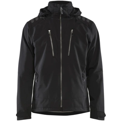 Afbeelding van Blaklader softshell jack 2513 9900 zwart mt M
