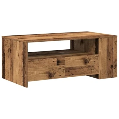 Afbeelding van vidaXL Salontafel Oud Hout 102x55x43,5 cm Engineered Wood