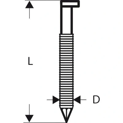 Afbeelding van Bosch Accessories 2608200015 Stripnagels SN34DK Afmeting, lengte 65 mm 3000 stuk(s)