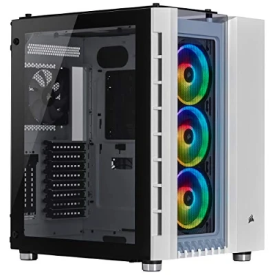 Afbeelding van Corsair Crystal 680X Bianco, ATX Smart Gaming Behuizing, Rgb Hoge Luchtverplaatsing, Gehard Glas, LED, RGB, Wit