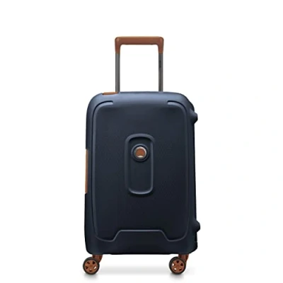 Afbeelding van Delsey Moncey 4 Wheel Cabin Trolley 55/35 ink blue Harde Koffer