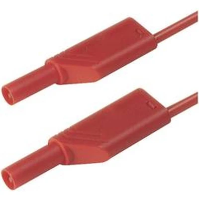 Afbeelding van SKS Hirschmann MLS SIL WS 200/1 Veiligheidsmeetsnoer [Banaanstekker 4 mm Banaanstekker mm] 2.00 m Rood 1 stuk(s)