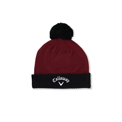 Afbeelding van Callaway Pom Beanie Rood Zwart