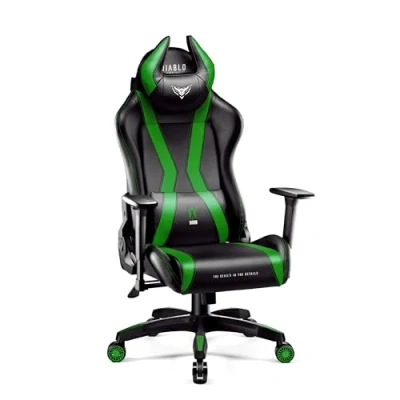 Afbeelding van Fotel DIABLO CHAIRS X Horn (L) Czarno zielony