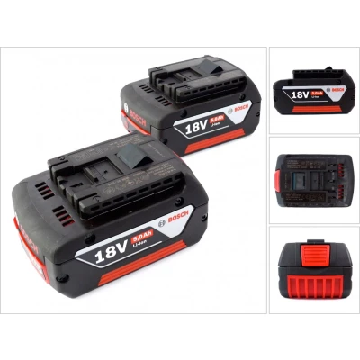 Afbeelding van Bosch 18 V accuset met 2x GBA 5,0 Ah Li Ion accu ( 0615990G6Z )