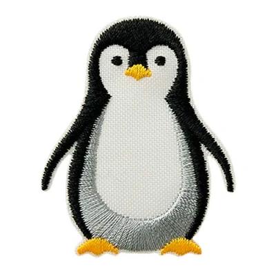 Afbeelding van Mono Quick Recycling 12020 strijkpatch van gerecyclede PET flessen, denkgroen (12020 pinguïn)