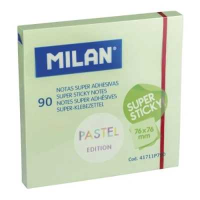 Afbeelding van Blok met 90 vellen, zelfklevend, 76 x mm, pastelgroen