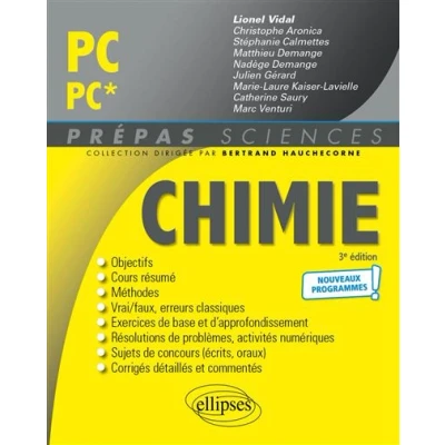Image de Chimie PC/PC* Programme 2022