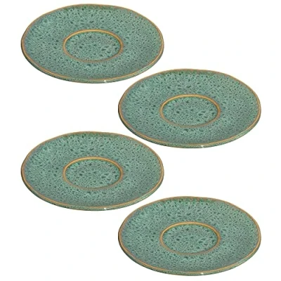 Afbeelding van LEONARDO HOME Matera 018604 set van 4 keramische schotels, 11 cm, groen